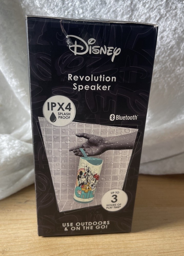 🆕 iJoy Disney Revolution Speaker Bluetooth, Wireless Splash Proof