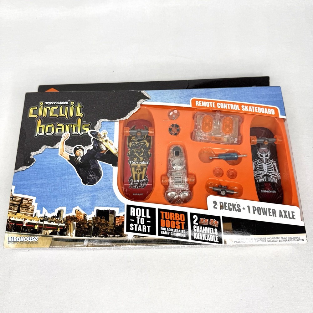 NEW! Hexbug Tony Hawk Circuit Boards Remote Control Skateboard Kit 2 Decks