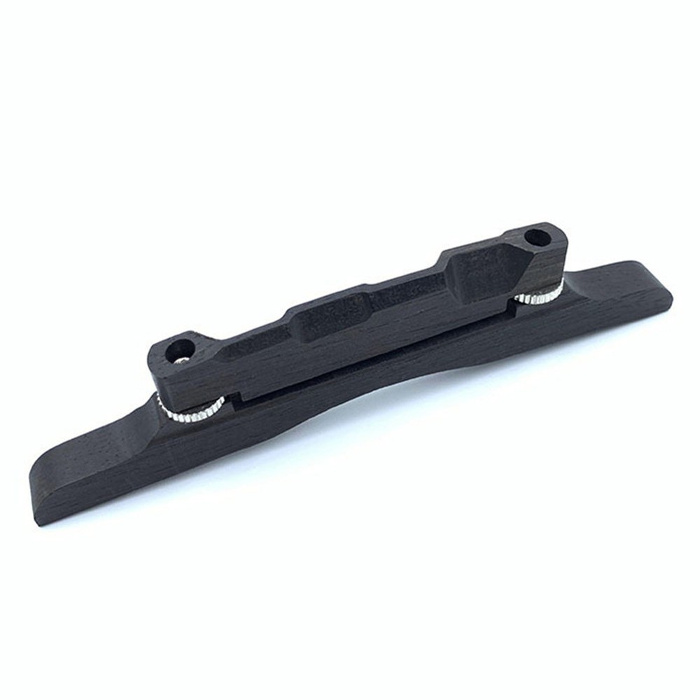Premium Ebony Mandolin Bridge Height Adjustable for Smooth Playing Experience