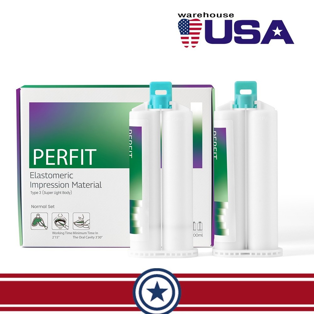 Dental Elastomeric Impression Material Fast/Normal Set Type 1/2/3 Dispenser-Mix