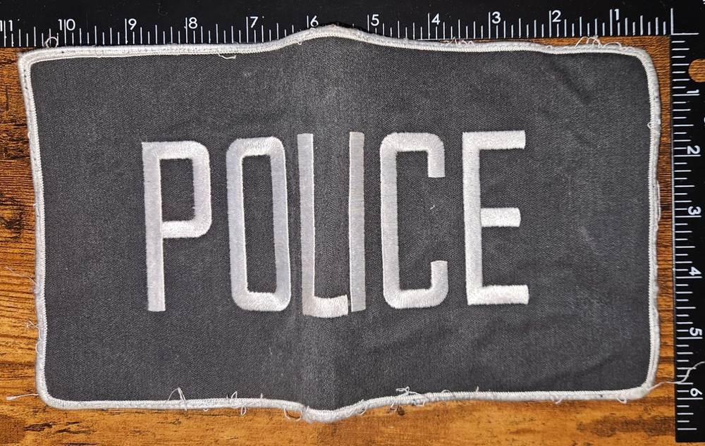 Police Vintage Large Jacket Patch