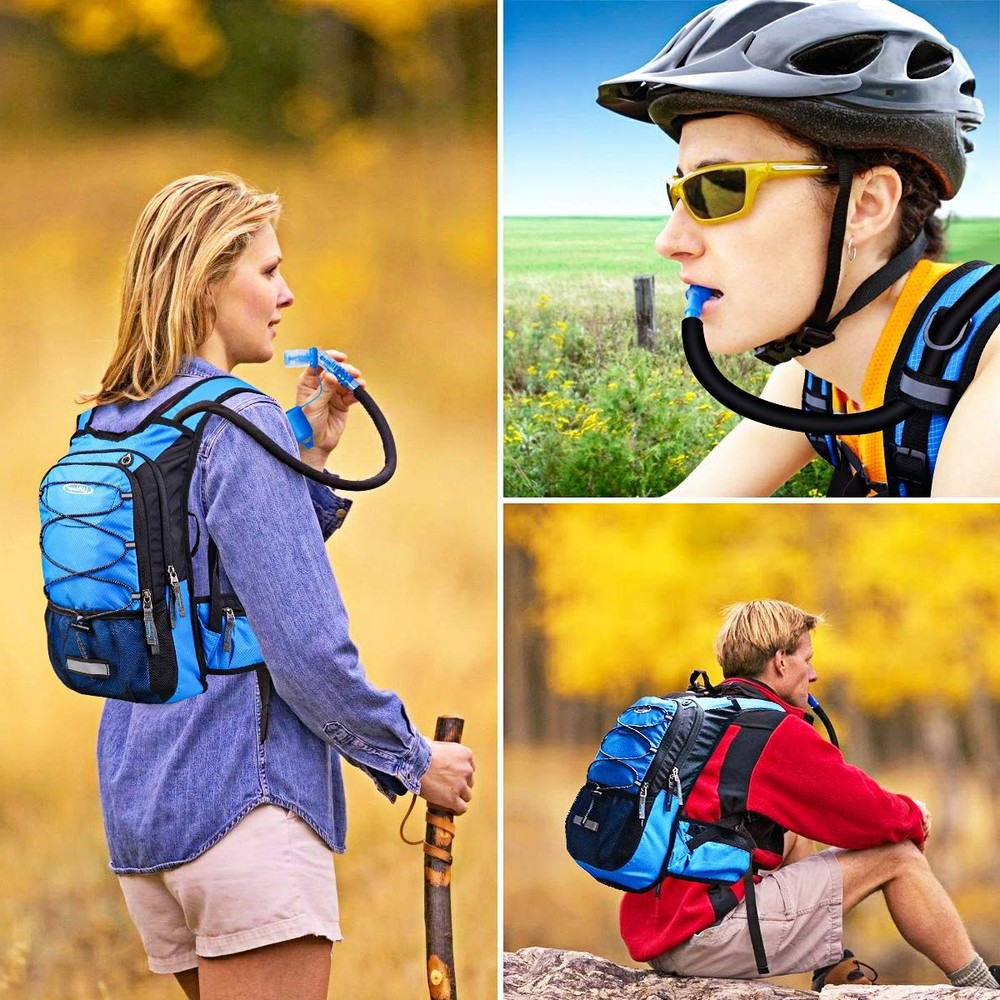 Hydration backpack with bladder 3L, hydration bag running hydration backpack...