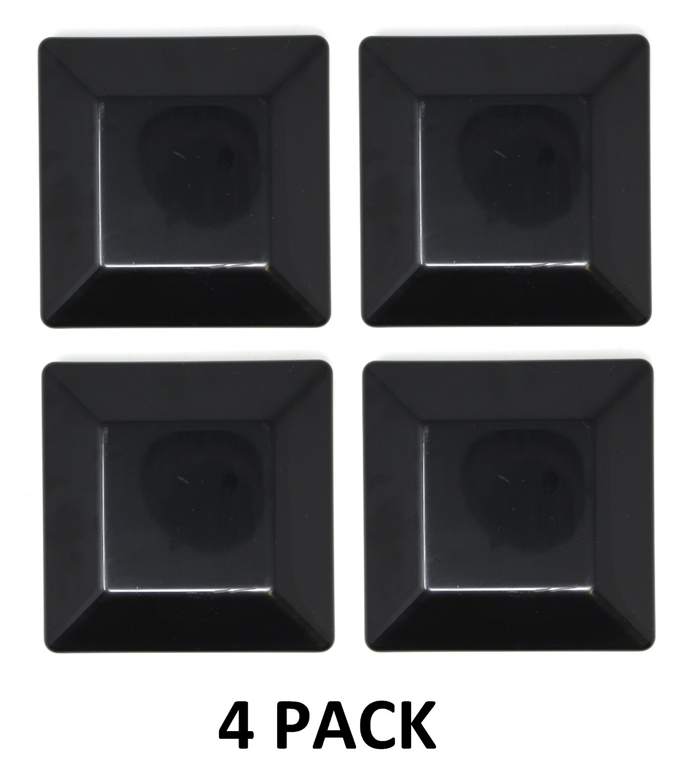 Plastic Fence Post Black Caps 6X6 (5-5/8" x 5-5/8")