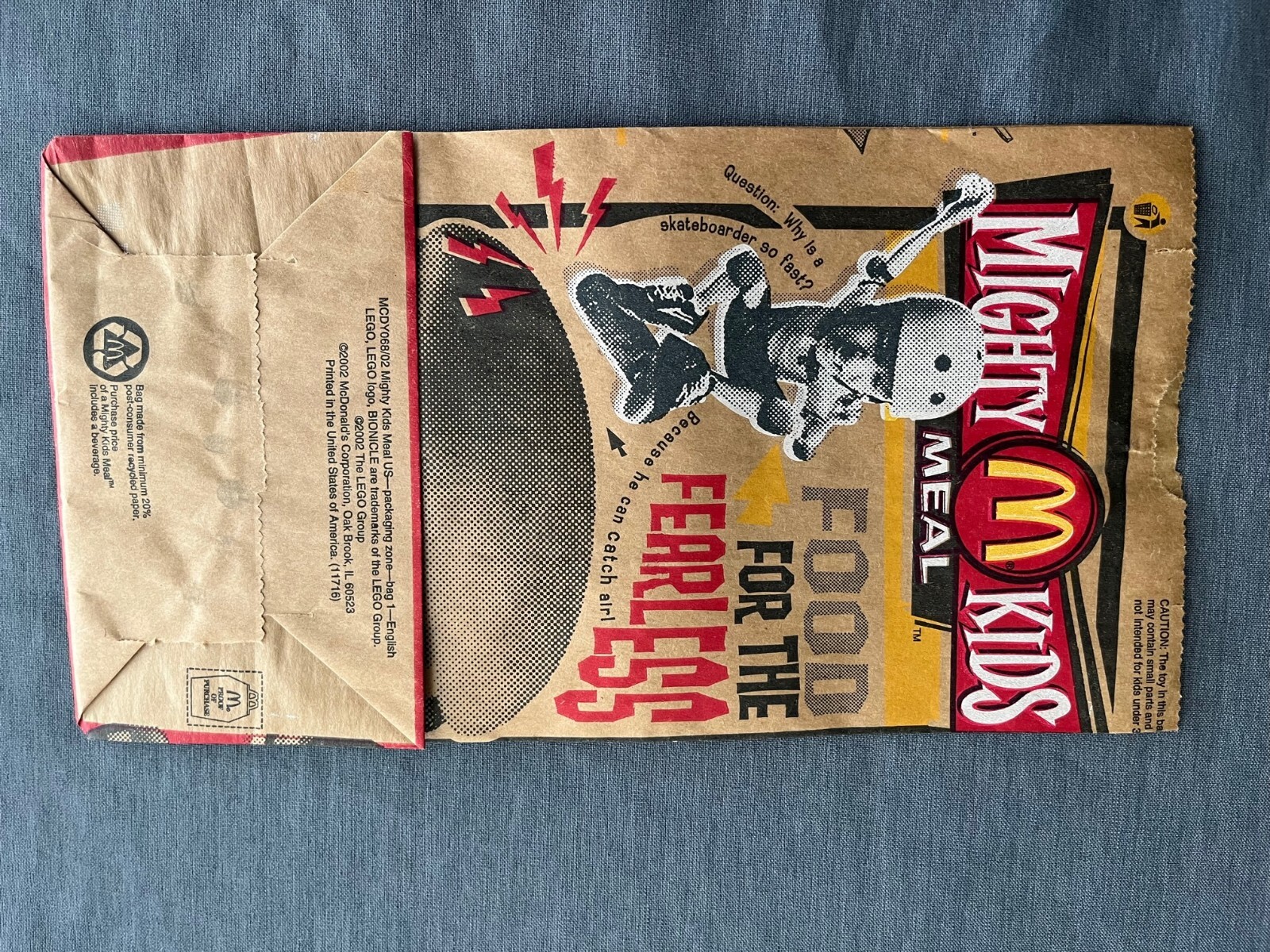 1 LEGO McDonalds BIONICLE The Bohrok Awake Trading Card Sealed Bag 2002