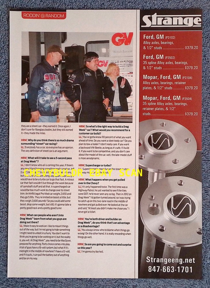 2014 Larry Larson Q&A Interview Article "Take 5 With Larry Larson"