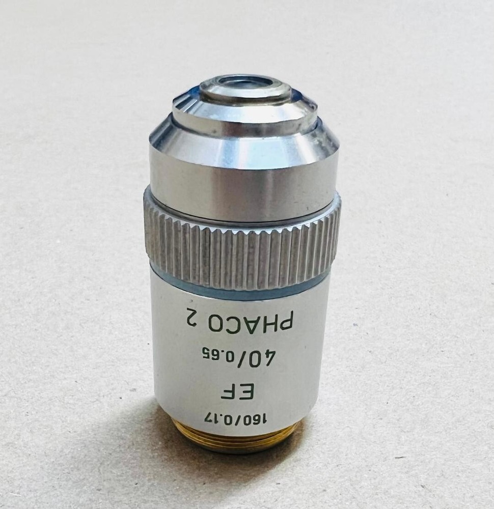 Leitz 40X Phaco 2 Phase Contrast Microscope Objective Lens (519769) 160mm