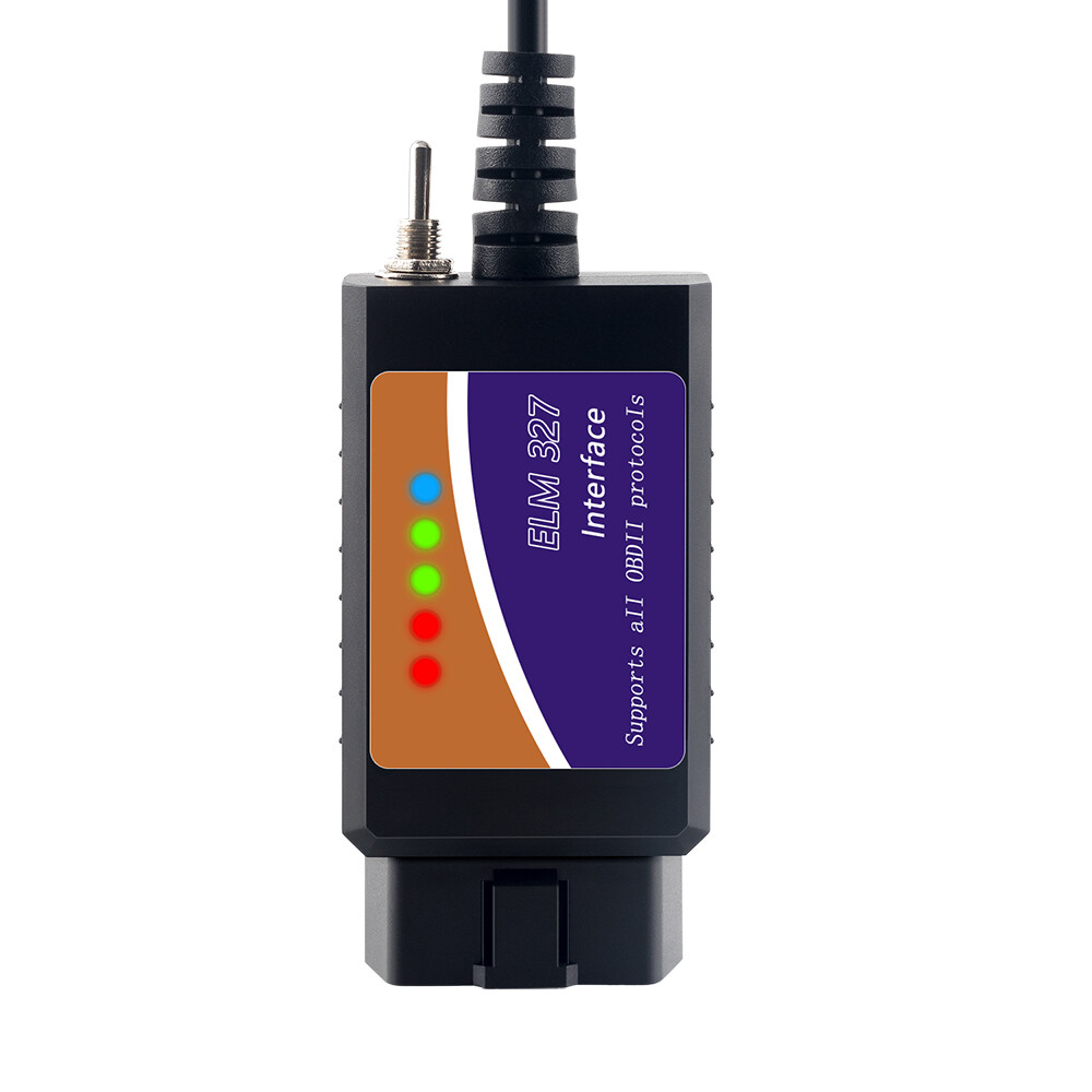 US FORScan ELM327 OBD2 Car Diagnostic Scanner Adapter USB Code Reader For Ford