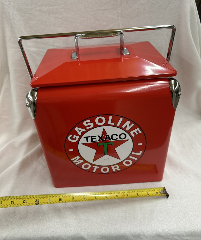 Texaco Cooler “Retro Design” Holds 12 Cans
