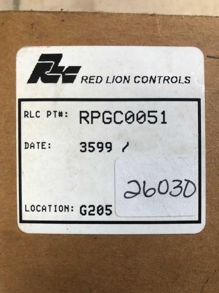 RED LION CONTROLS RPGC0051 PULSE GENERATOR SINGLE CHANNEL ROTARY