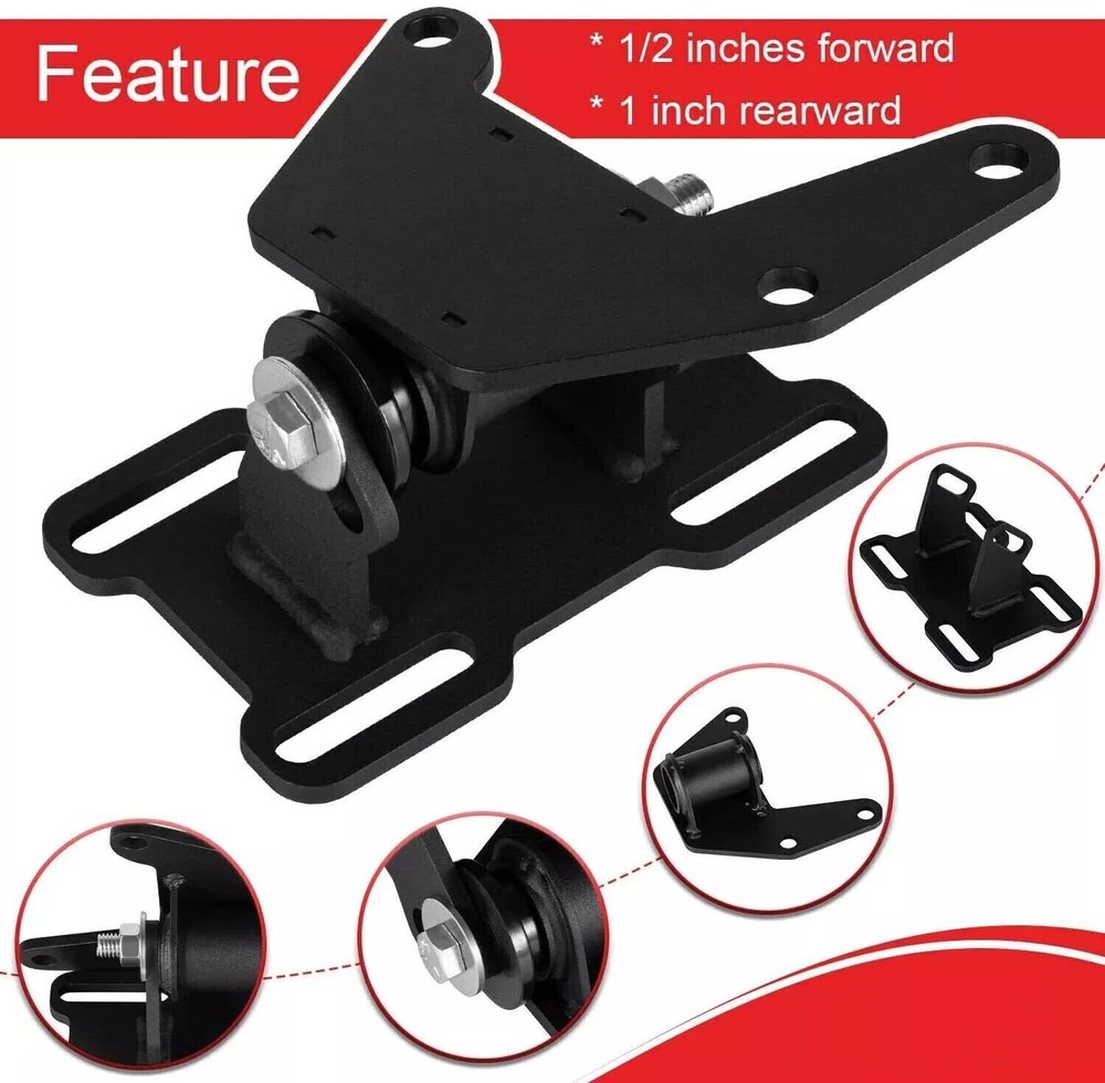 LS Conversion Engine Swap Mounts Adjustable with Hardware For GM Body 1978-1988