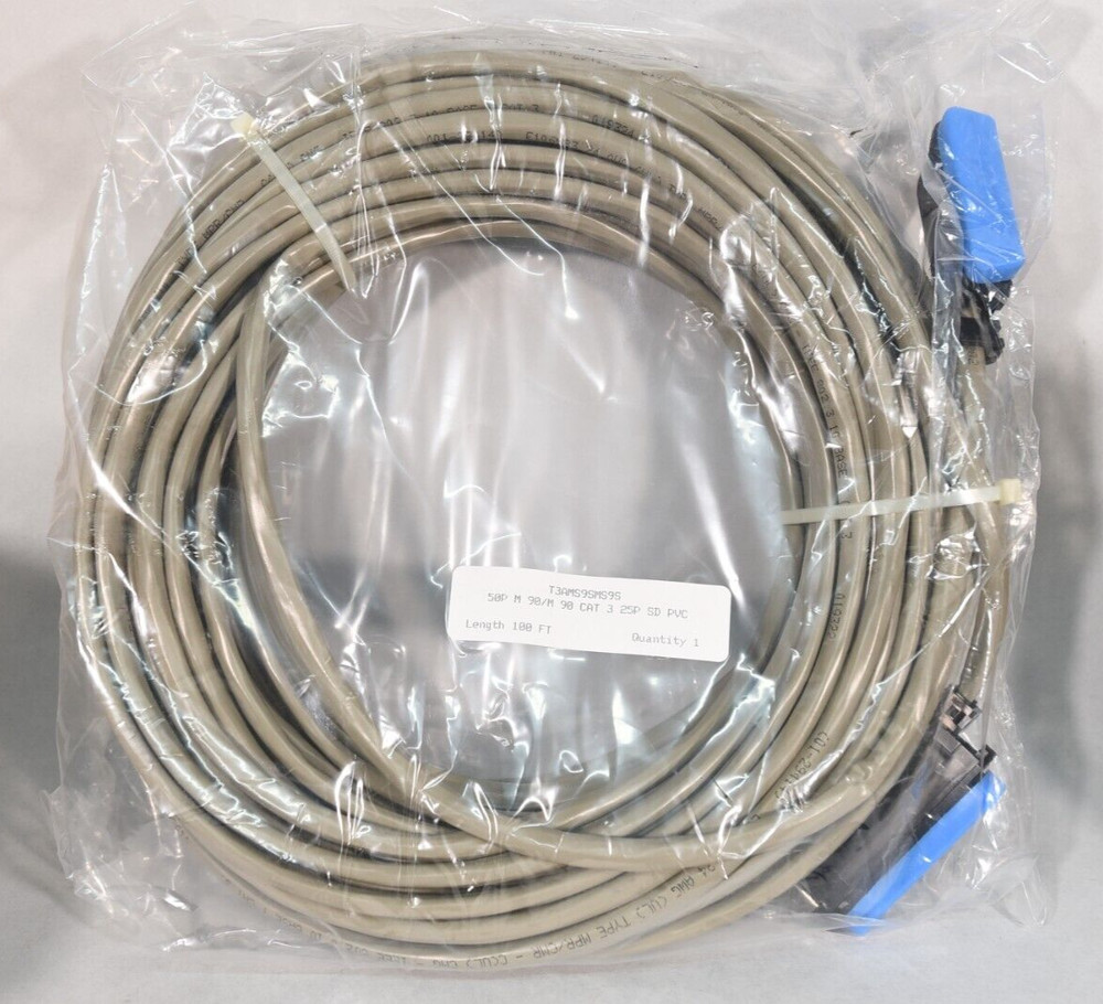 100' Redcom T3AMS9SMS9S Cat 3 Cable
