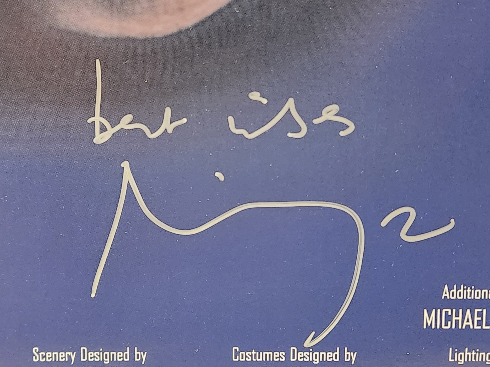 Michael York Signed Lerner & Loewe's Camelot Framed Original Musical Poster 2007