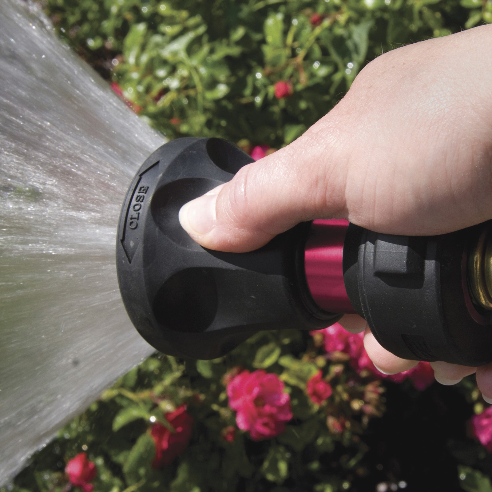 Bon Aire Ultimate Garden Hose Nozzle With Adjustable Spray, Aluminum, Model#