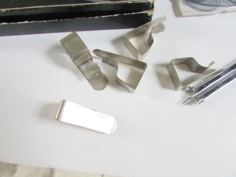 Vintage Technical Drawing Compass + another items