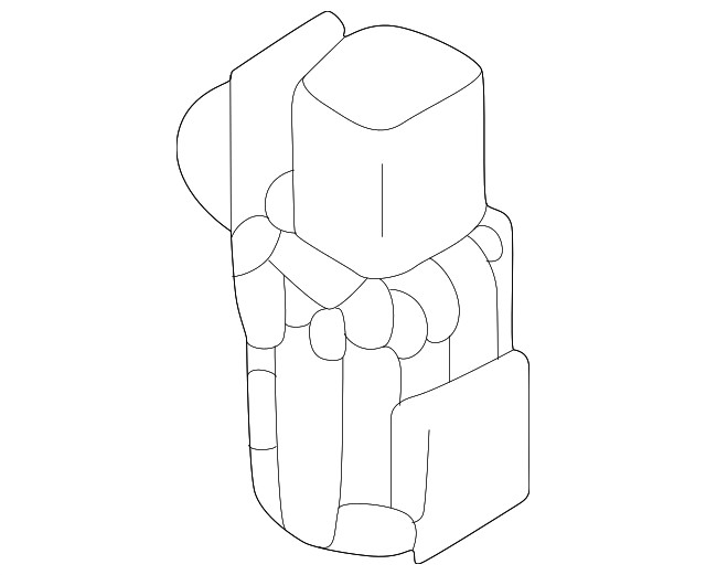 Genuine Mitsubishi AC Temp Sensor 7825A136