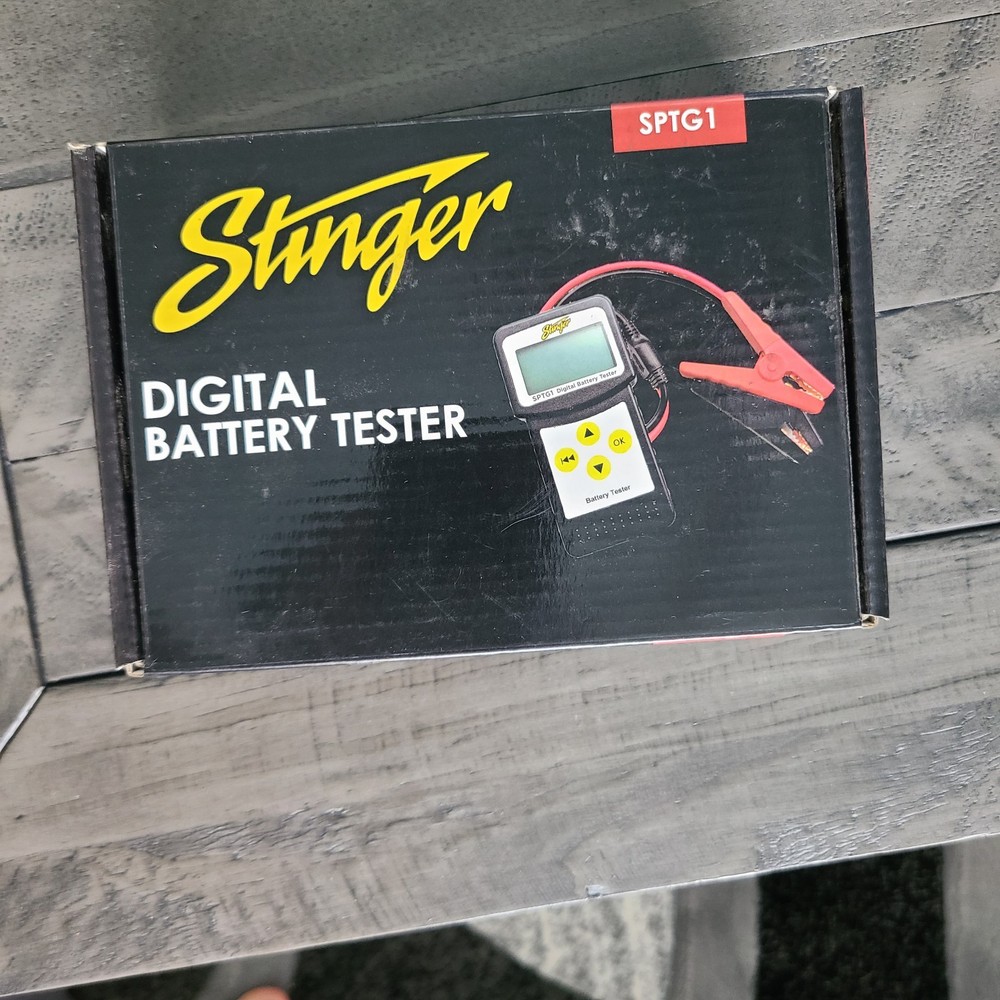 Stinger SPTG1 Digital Battery Tester, 12v & 24v