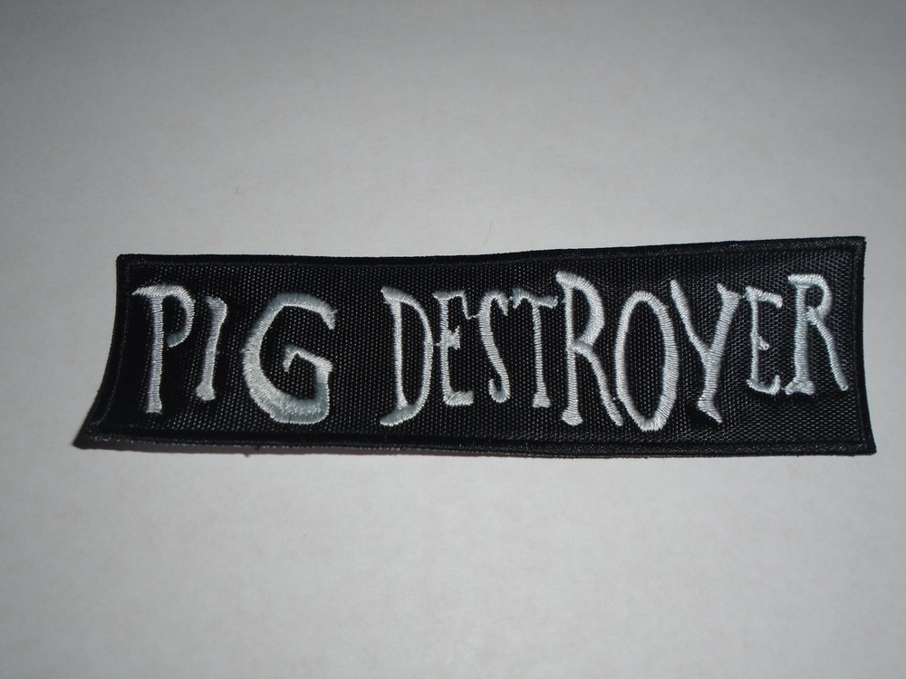 PIG DESTROYER EMBROIDERED PATCH