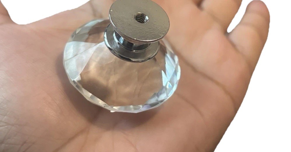 Glass Clear Drawer Knobs (Set Of 11)