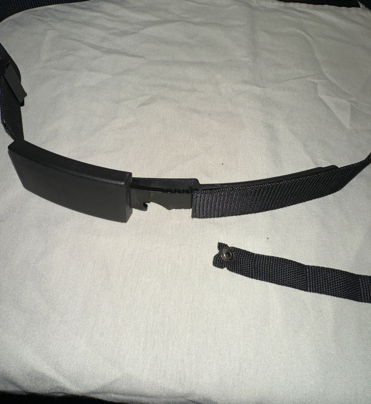 Black Survival Camping Belt w/ Built In Knife Sheath