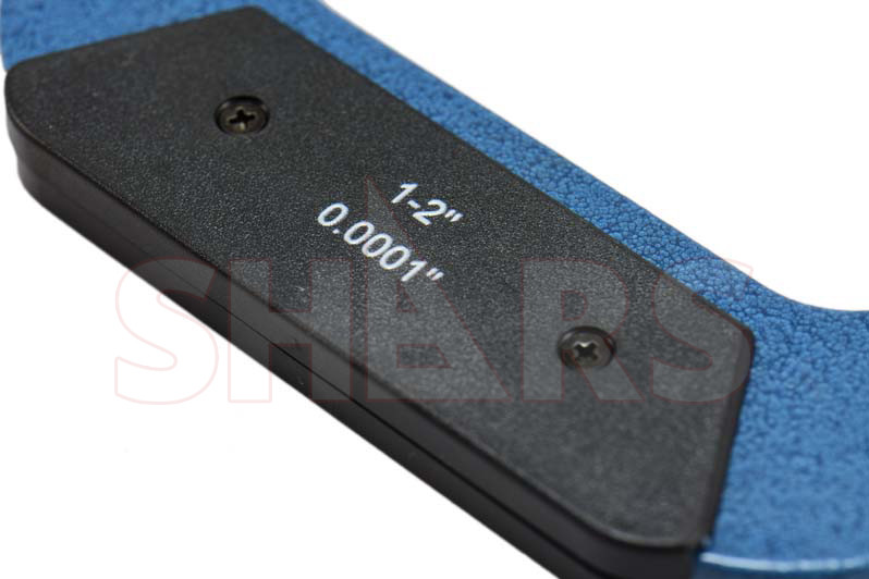 PRECISION 1 - 2 INCH BLADE OUTSIDE MICROMETER .0001" P}