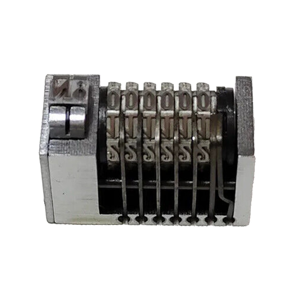 4X8 6Digit Roman Backward Printing Machine Mini Small Printer Numbering Machine