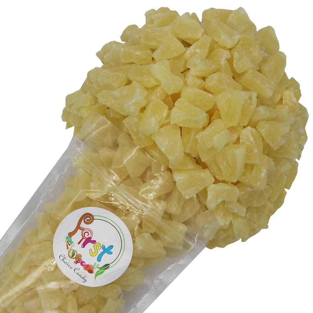 FirstChoiceCandy Dried Sweetened Pineapple Chunks