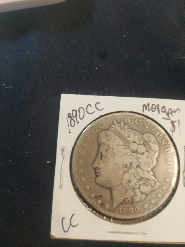 1890 CC Morgan Silver Dollar