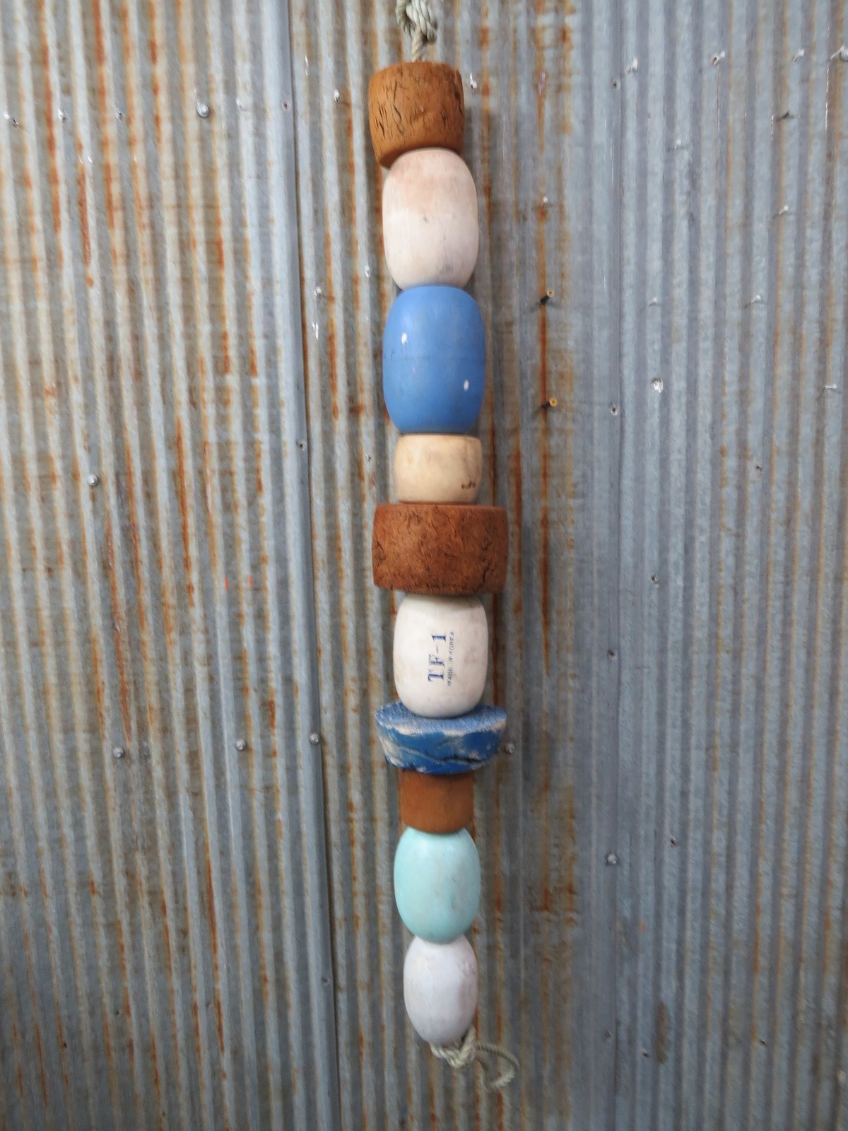 10 Old Fish Net Floats 47 Inches Long Fishing Buoys Bouys Tiki Hut Bar  (SF433)