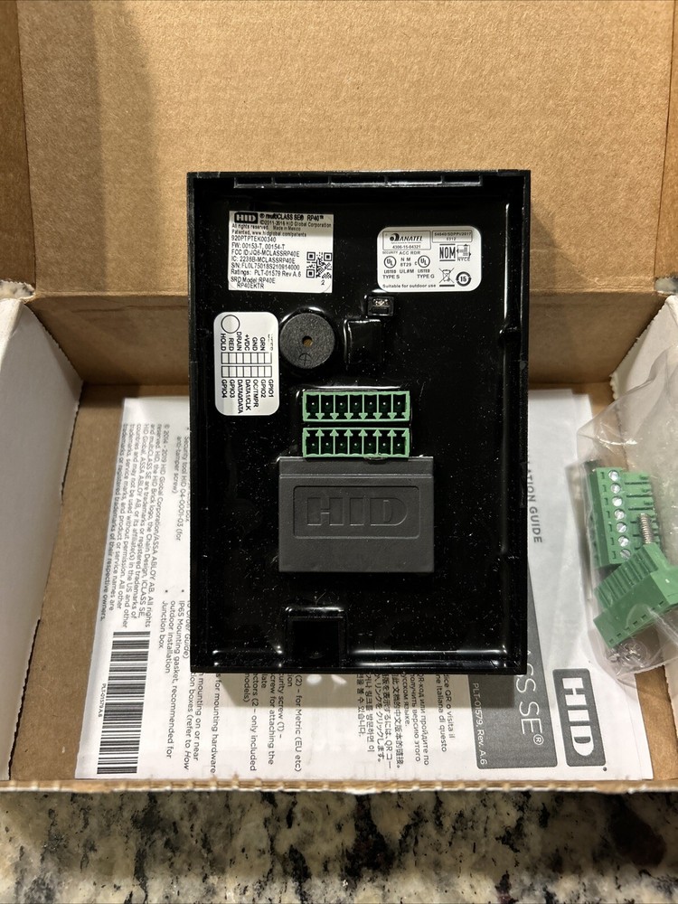 920ptptek00340 hid rp40 wall switch reader