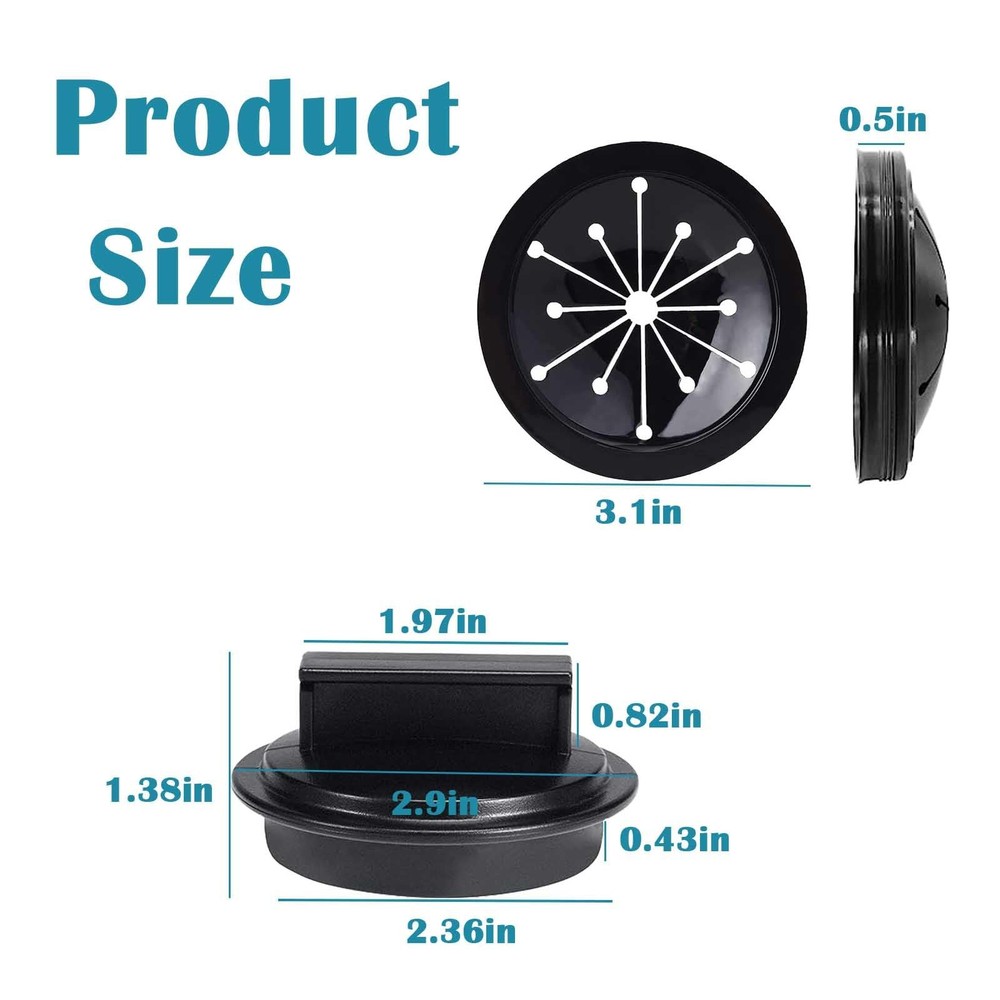 Garbage Disposal Splash Guard Sink Stopper Baffle Style 1