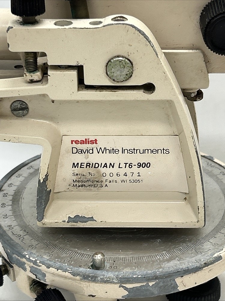 David White LT6-900 Meridian Transit Level *Untested