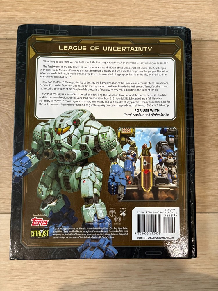 BattleTech: ilKhan's Eyes Only Sourcebook from Catalyst Game Labs