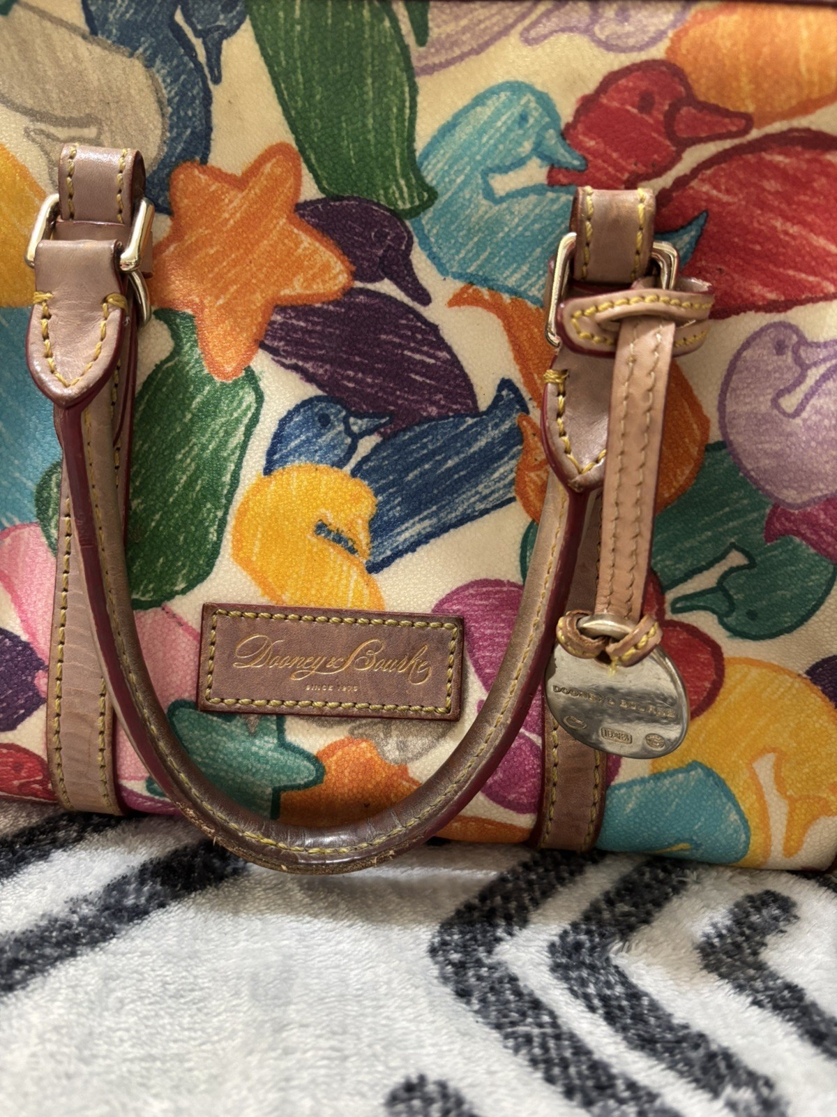 Dooney Bourke Wonder Duck Satchel please see all pics