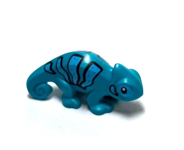 Lego - Animals -Teal Blue, Chameleon, Lizard