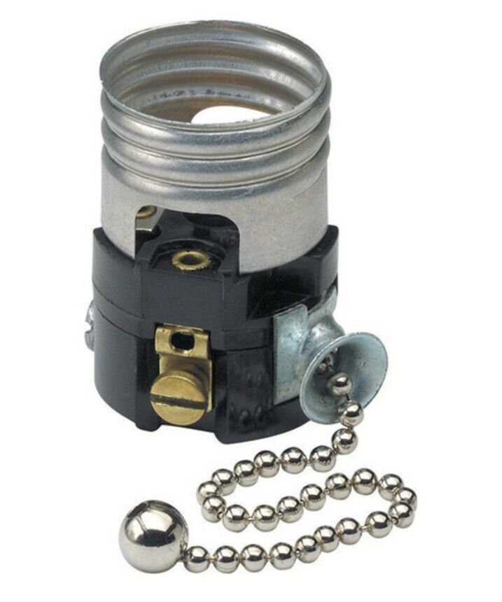 Leviton Pull Chain Socket #19980-00M UL Listed 660W   NEW