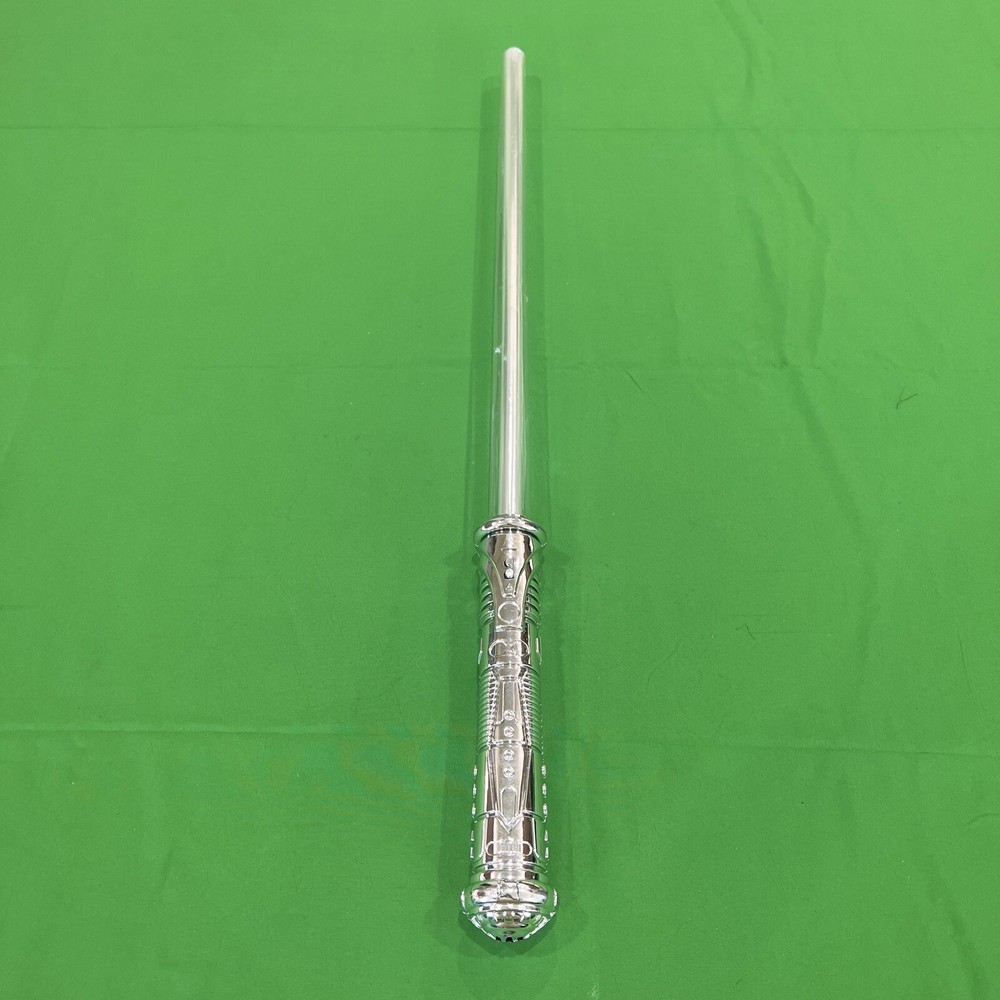 Toy Silver Lighted Sword 27" New Batteries, tested working
