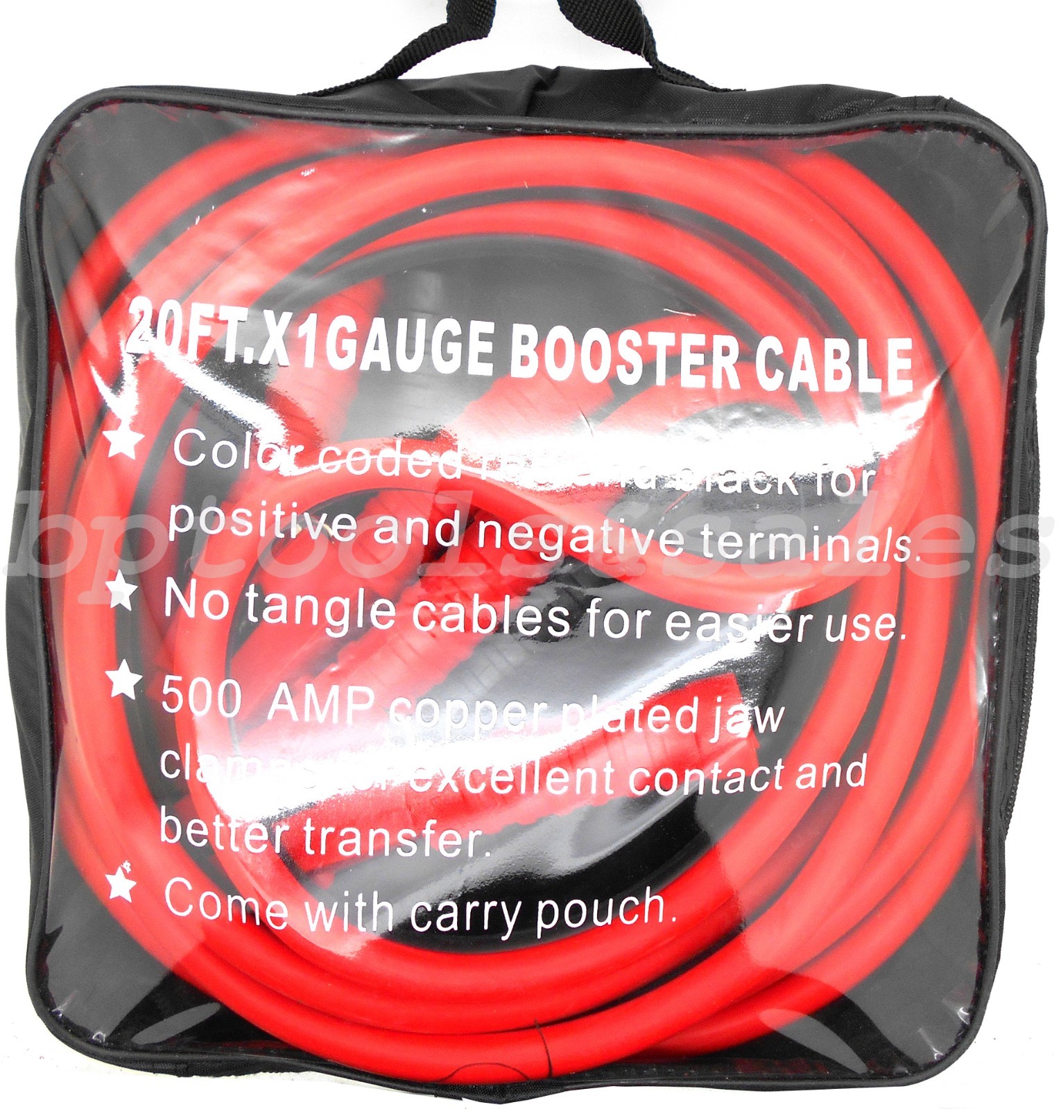 Comercial Heavy Duty 20 FT 1 Gauge Booster Cable Jumping Cables Power Jumper