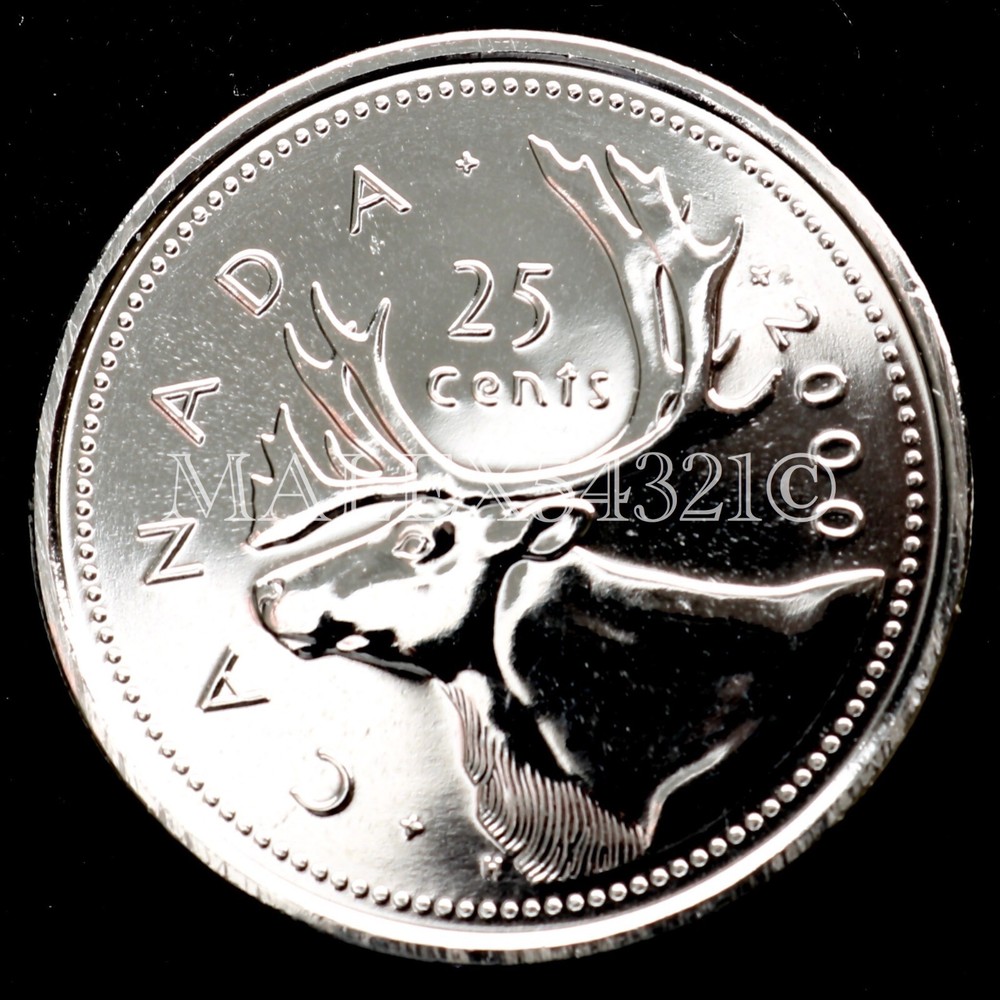 🇨🇦​ RARE 2000 CANADA 25 CENTS UNCIRCULATED FROM MINT SET