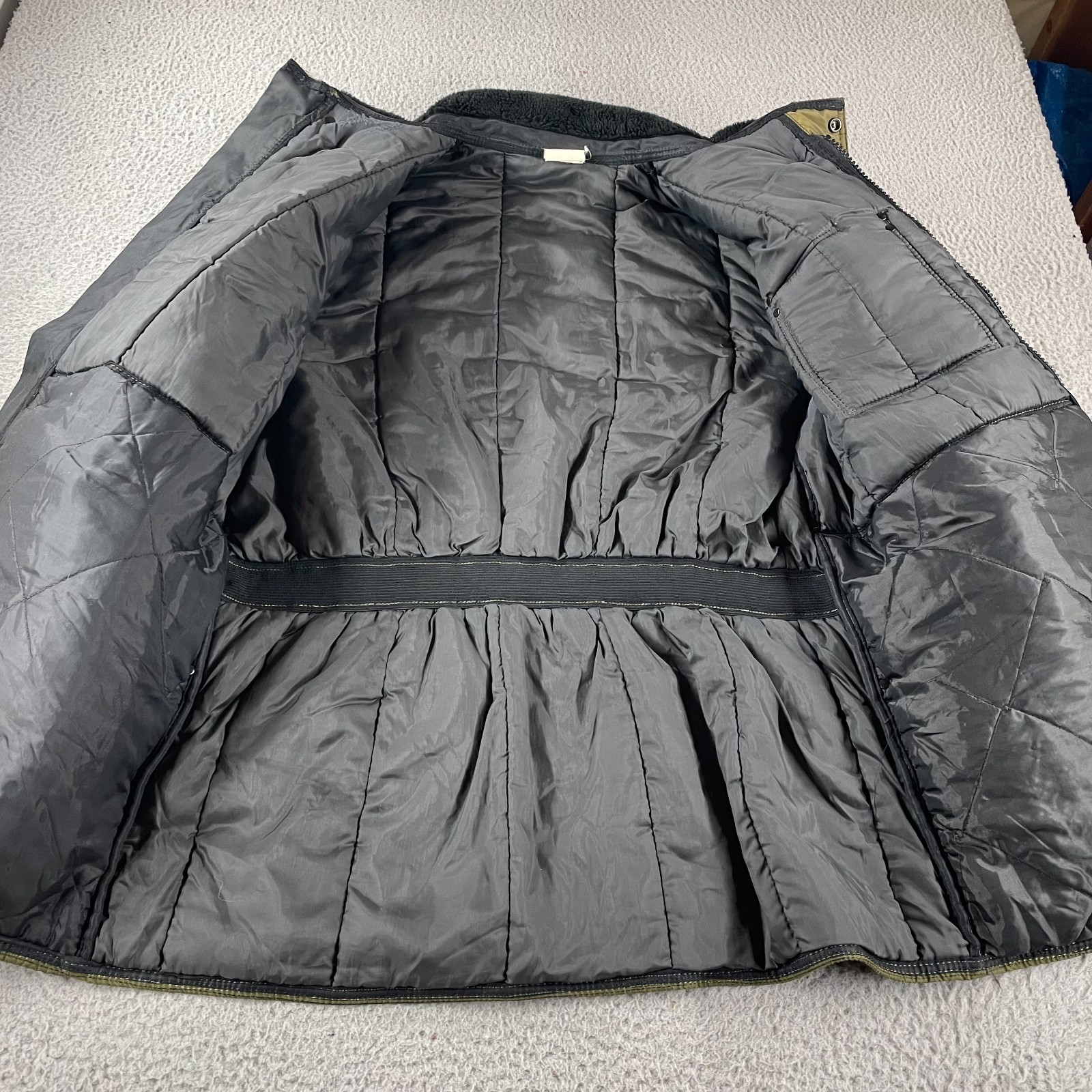 Refrigiwear Sage Green Iron-Tuff Insulated Jacket Mens Fits Size XL Warm Winter*