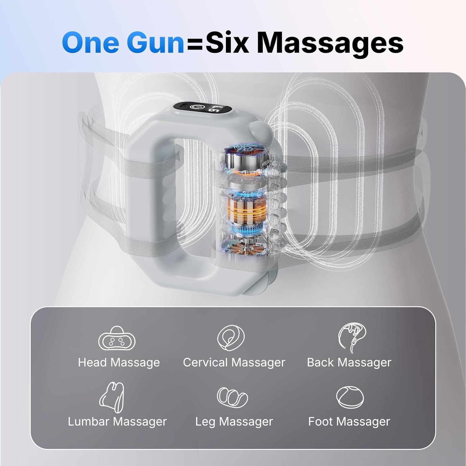 MERACH Vibration Plate for Lymphatic Drainage, Deep Tissue Percussive Massager