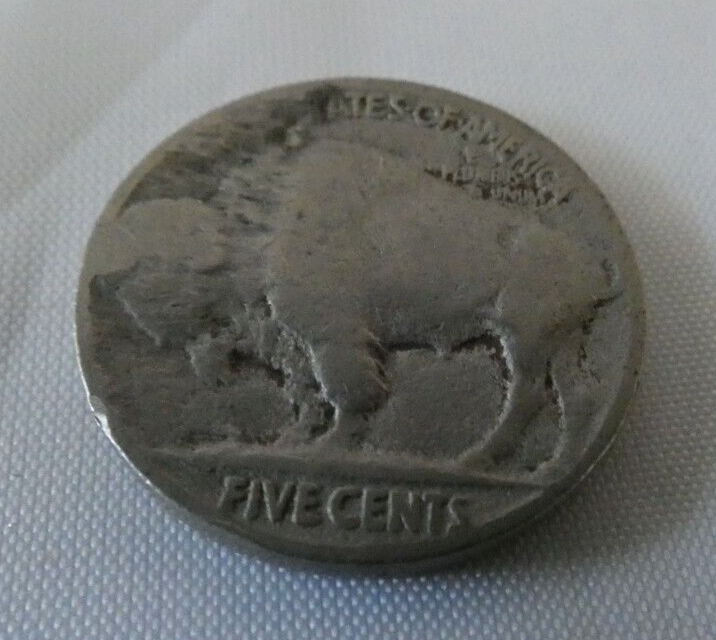 1936 BUFFALO 5 FIVE CENTS NICKEL COIN