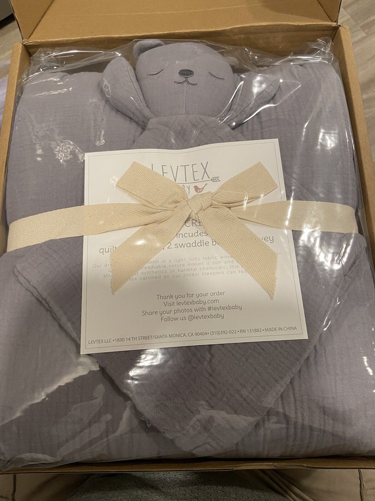 Cloud Muslin 5pc Bedding Set - Levtex Baby