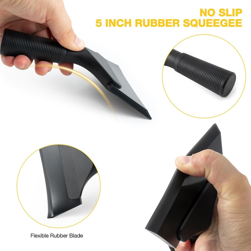 Gomake Vinyl Wrap Tool Set Window Tint Kit,Window Tint Tools Small Rubber Squ...