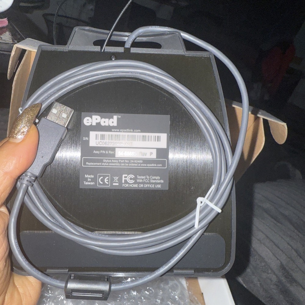 ePadlink VP9801 ePad Electronic Signature Capture Pad READ AD