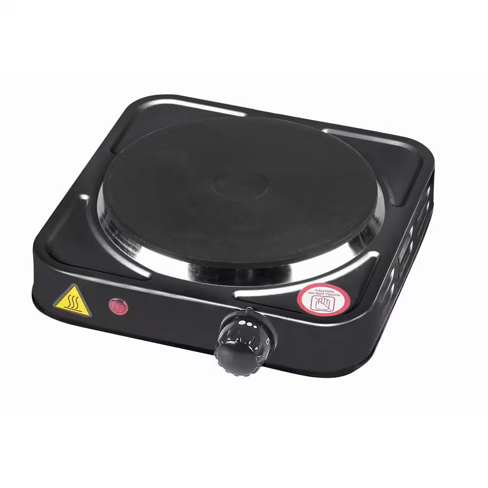 Single Burner 5.5 In. Black Electric Hot Plate