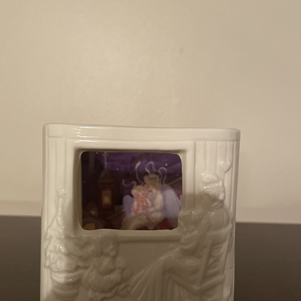 glass Christmas candle box