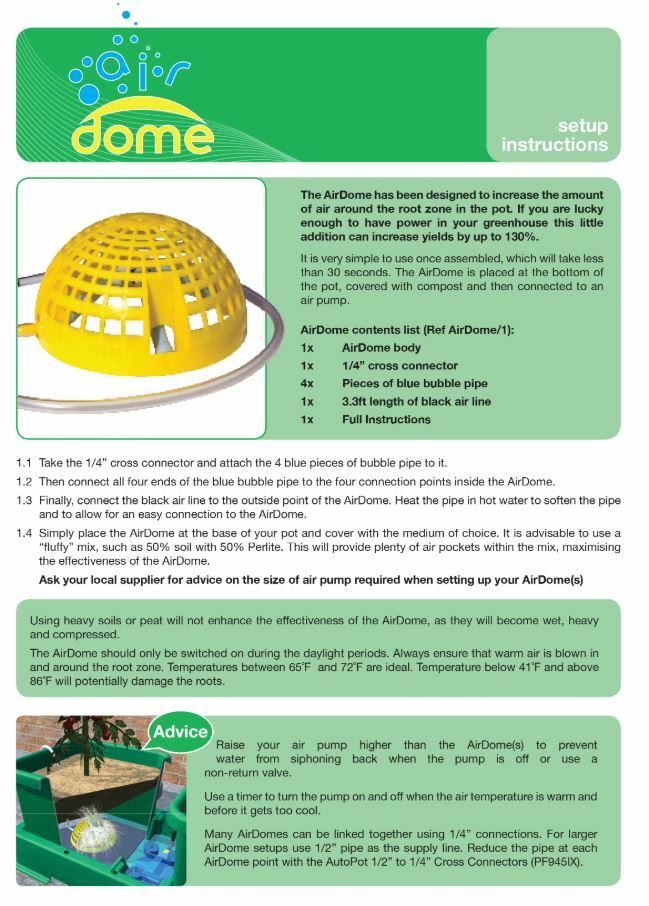 AutoPot Air Dome Kit (Multi Packs)