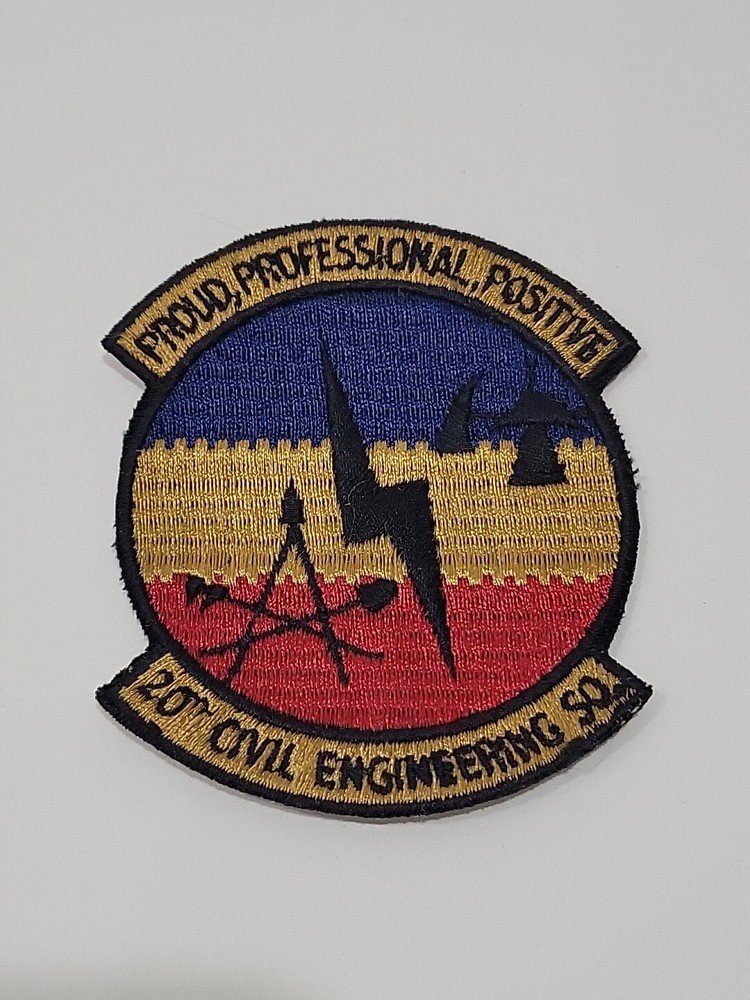 20th Civil Engineering Squadron Patch Proud Professional Positive New