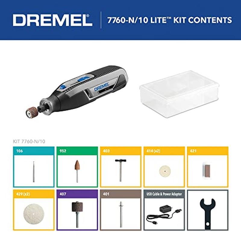 Cordless Rotary Tool Variable Speed Multi-Purpose Kit USB Charging DIY Crafting
