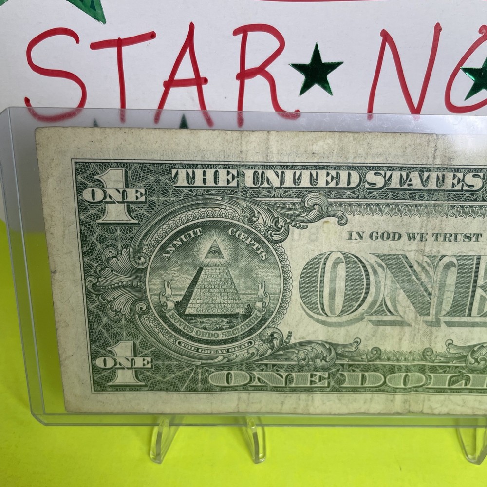 2013 B Duplicate Print ⭐️STAR NOTE Error OVER INKING ON 7 $1 B08783249 * Fancy